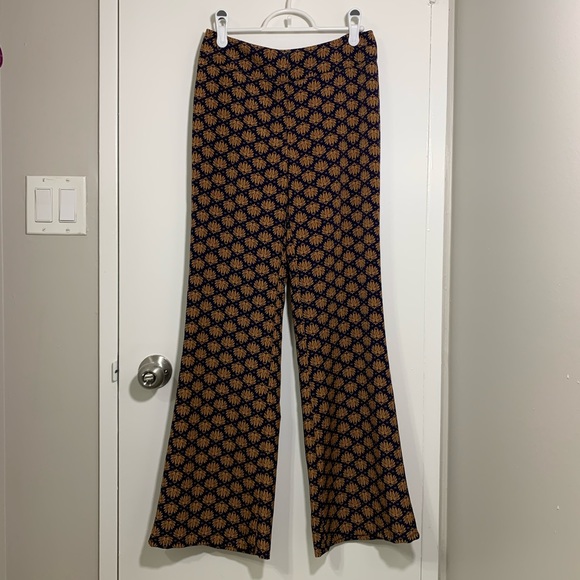 H&M Conscious Collection Flare Patterned Pants - Picture 2 of 8